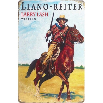 Retro tabuľa Western 20x30cm