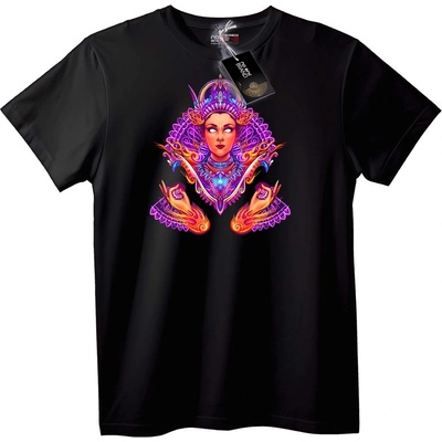 NOONEBRAND Тениска Свещена Богиня - M, Black