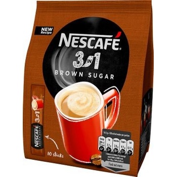 Nescafé 3v1 Brown Sugar 10 x 16,5 g