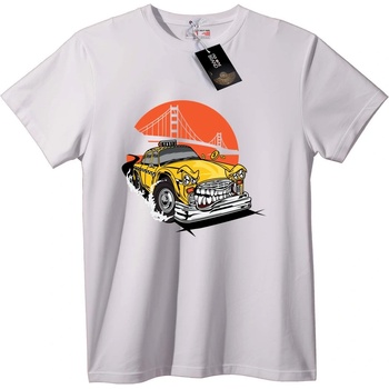NOONEBRAND Тениска с таксиметров шофьор - 7XL, White