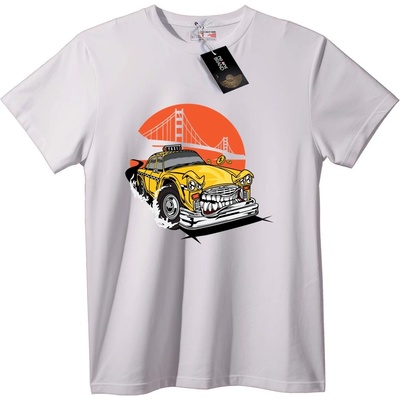 NOONEBRAND Тениска с таксиметров шофьор - 7XL, White