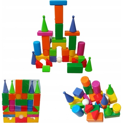 Teddies Kostky velké 30 ks plast v sáčku