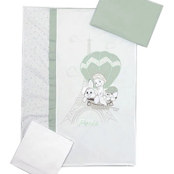 Image 1 of Bambino Casa Спален комплект Bambino Casa - Paris, Mint, 4 части (3296)