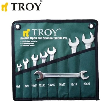 TROY Комплект гаечни ключове, 8 части (6-22мм) / troy 21508 / (t 21508)