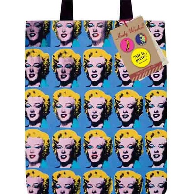 Galison Andy Warhol Marilyn Monroe taška Tote Bag