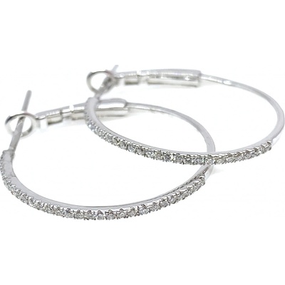 Jan Kos jewellery zlaté náušnice s brilianty AAKE0722