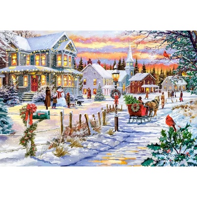 Castorland - Puzzle Christmas Tree is Coming - 1 000 piese