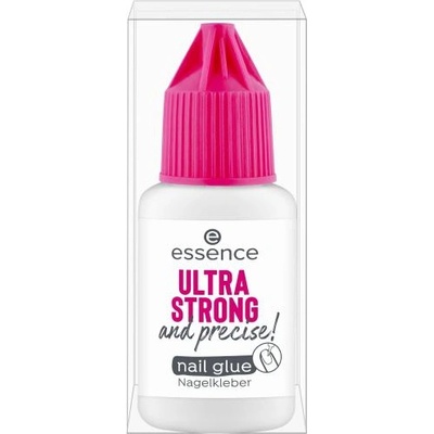 Essence Ultra Strong & Precise! Nail Glue бързосъхнещо лепило за нокти за прецизно нанасяне 8 g