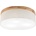 Brilagi - LED Плафон BELLADONNA 3xE27/15W/230V Ø 50 см кремав/дъб (BG1358)