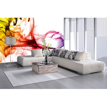 DIMEX ART s. r. o Самозалепваща се флизелинова фототапета топъл цветен дим 375 x 250 см