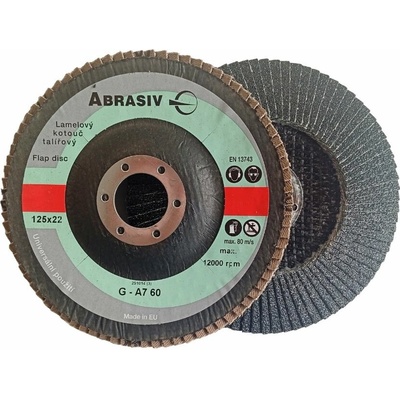 Abrasiv 125x22 G-AZ 60 765X rovný