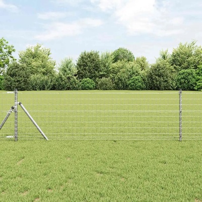 Plot Euro s 13 sloupky 0,8 x 25 m Ocel pozinkovaná