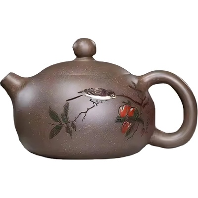 HARAHU Чайник sh-37640 - Кафява / Сива kp37640