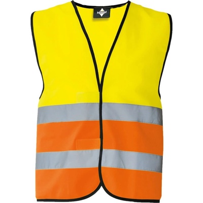 Korntex HI-VIS KXVW WOLFSBURG BASIC / Светоотразителна жилетка - жълто/оранжева M (76KXVWz2002)