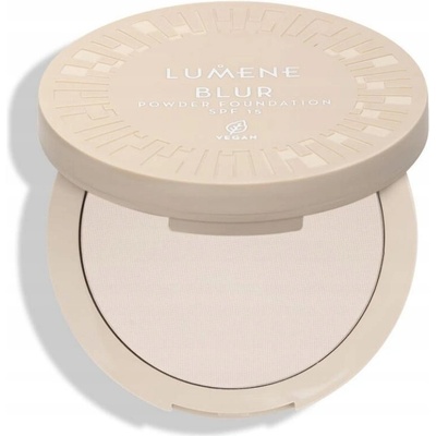 Lumene Blur kompaktní pudr a make-up 2 v 1 SPF15 No. 1 10 g