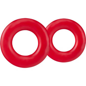 Blush Stay Hard - комплект пръстени за пенис (червени)