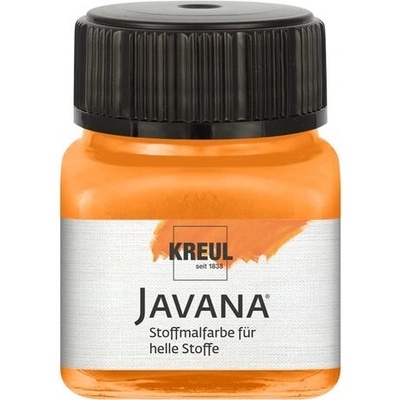 Farba na svetlý textil Javana 20 ml oranžová