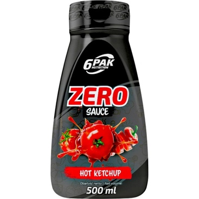 6PAK Nutrition Sauce Zero - Hot Ketchup [500 мл]