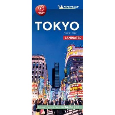Tokyo- Michelin City Map Laminated 9219 - Laminated City PlanSheet map