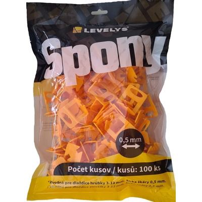 LEVELYS Spony 0,5mm 100ks/bal.