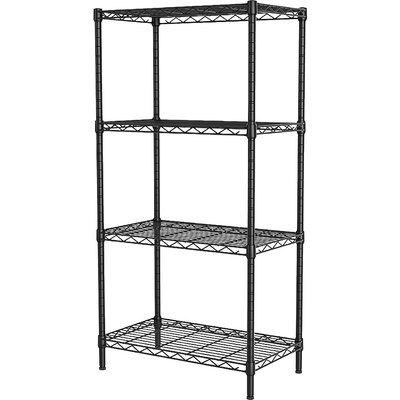 MMS Телeн стелаж MMS - 4 х 200 kg, 140 х 76 x 32 cm, черен (49565)