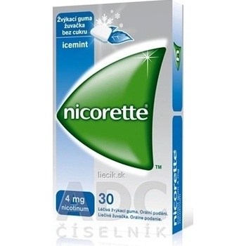 Nicorette Icemint Gum 4 mg gum.med.105 x 4 mg