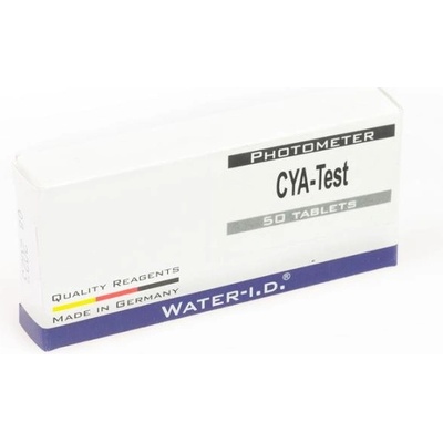 Water I.D. CYA-Test Náhradné tablety na meranie kyseliny kyanurovej, 50 ks