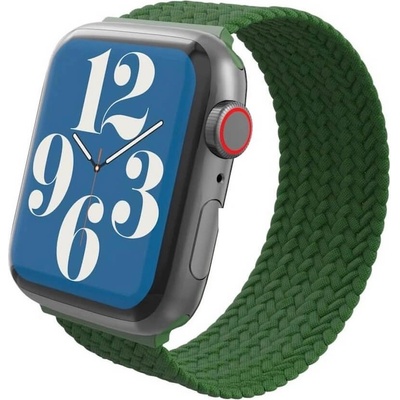 Zagg Текстилна каишка за Apple Watch 42мм, 44мм, 45мм, 46мм, Ultra, Ultra 2 49мм - Zagg Gear4 Braided Sport Band Size L (зелен) (705009504)