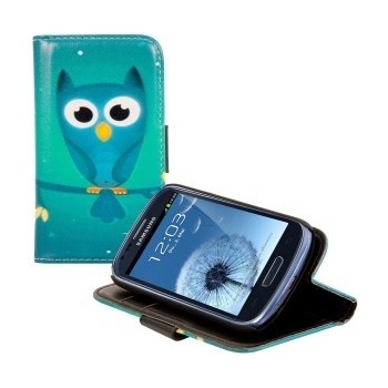 Púzdro kwmobile Flipové Samsung Galaxy S3 Mini modré