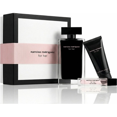 Narciso rodriguez For Her EDT 100 ml + for her tělové mléko 50 ml + for her EDT 10 ml