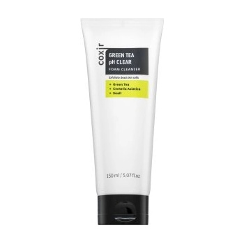 coxir Green Tea pH Clear почистваща пяна Foam Cleanser 150 ml
