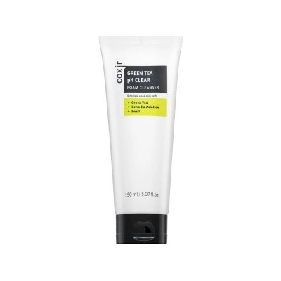 coxir Green Tea pH Clear почистваща пяна Foam Cleanser 150 ml