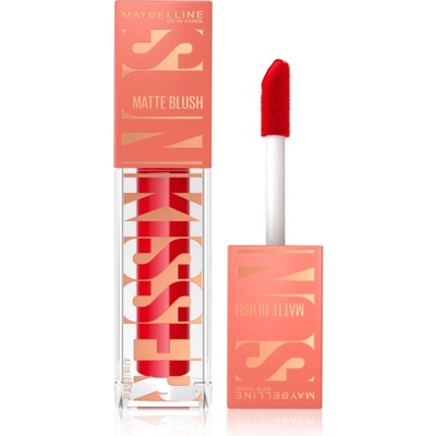 Maybelline new york Sunkisser Matte течен руж с матиращ ефект цвят 36 Spicy Red 4.7ml