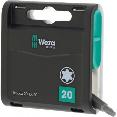 Wera Box s bity 20H, 20 ks. Bity T20 x 25mm
