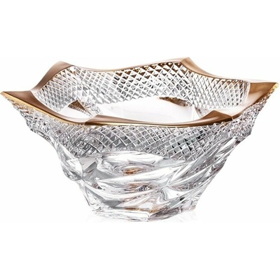 Bohemia Treasury Bohemia Flamenco Krištálová miska Pyramid&Gold 295 mm