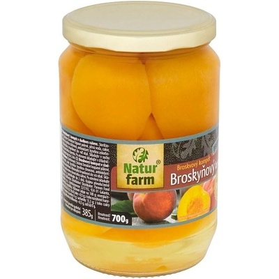 Natur Farm Prémium broskyňový kompót 700 g
