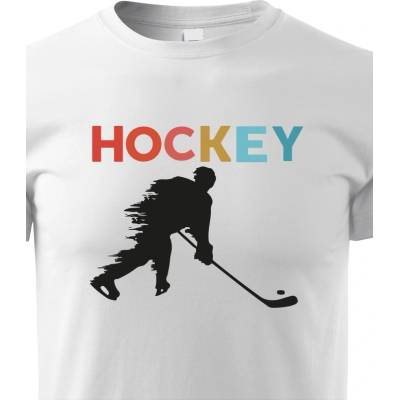 Dětské tričko Hockey Bílá Canvas tričko Bezvatriko.cz 0987