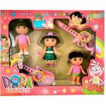  Комплект 3 бр. кукли dora с китари 0934