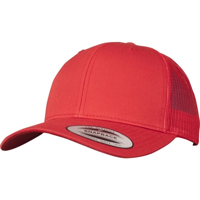 Flexfit 6606/6606T Trucker Vintage COT55660600499-red Červená