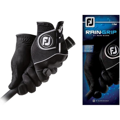 FootJoy RainGrip Mens Golf Glove Černá Levá L