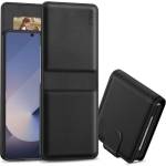 Tech-Protect Кожен Калъф за Samsung Z Flip 7, Tech-Protect Wallet Book Case, Черен (5906302318346)