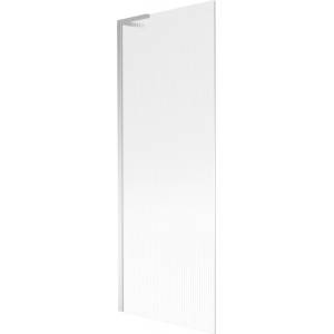 Mexen Next L параван за вана 1-крилен 70 x 150 cm, ивици, хром - 895-070-000-03-09-01 (895-070-000-03-09-01)
