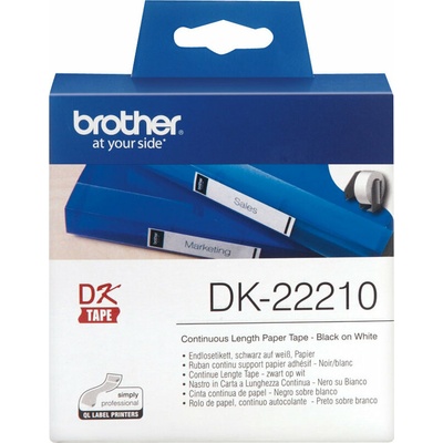 BROTHER DK-22210 papírová role 29mm x 30,48m bílá