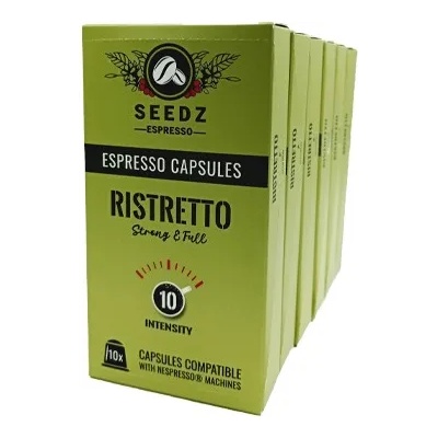 CoffeeSeedz Espresso Seedz Ristretto Packet - - Биоразградими Капсули - 100 бр