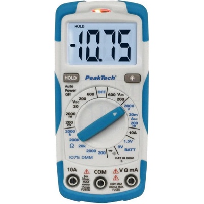 PEAKTECH P 1075 LCD 3,5-místný (2000), podsvětlený