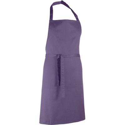 Premier Workwear Klasická zástěra za krk PR150 Purple Pantone 269 72x86cm