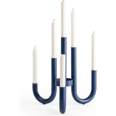 Design House Stockholm Turn многостранен свещник, син (3042-5900)