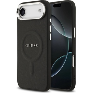 GUESS Гръб Guess PU Saffiano MagSafe Case за iPhone 17 Air - Черен