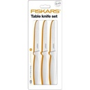 FISKARS Set jedálenských nožov 3 ks biele