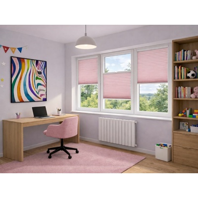 Zebra-Shop Plissé Lux Zatemňující Duo Růžová PM06 33 x 151-190 cm